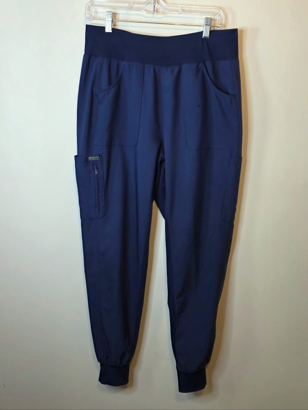 Landau Forward Navy Blue Cargo Jogger Scrub Pants Size Large Style LB401
